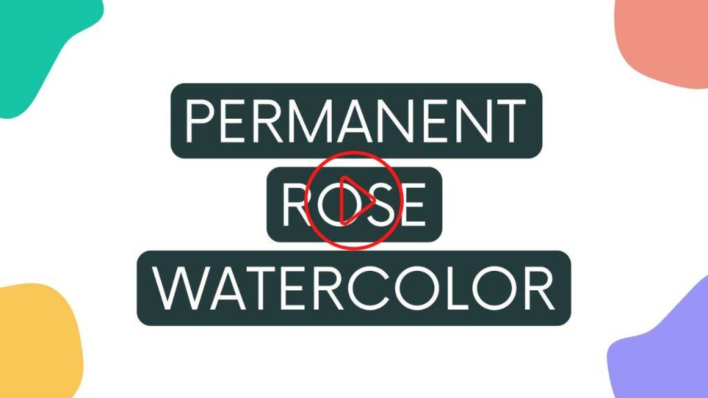 permanent rose watercolor video thumbnail